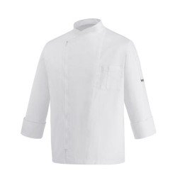 Giacca unisex Zip - 100% Microfiber - White