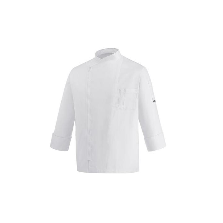 Giacca unisex Zip - 100% Microfiber - White