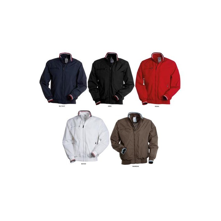 Giubbino PACIFIC nylon con rib con righe