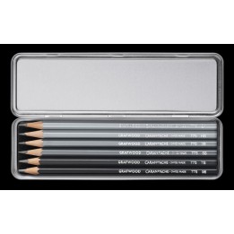 Graphite Line, assort. 6 crayons Grafwood
