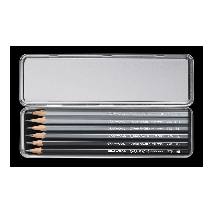 Graphite Line, assort. 6 crayons Grafwood