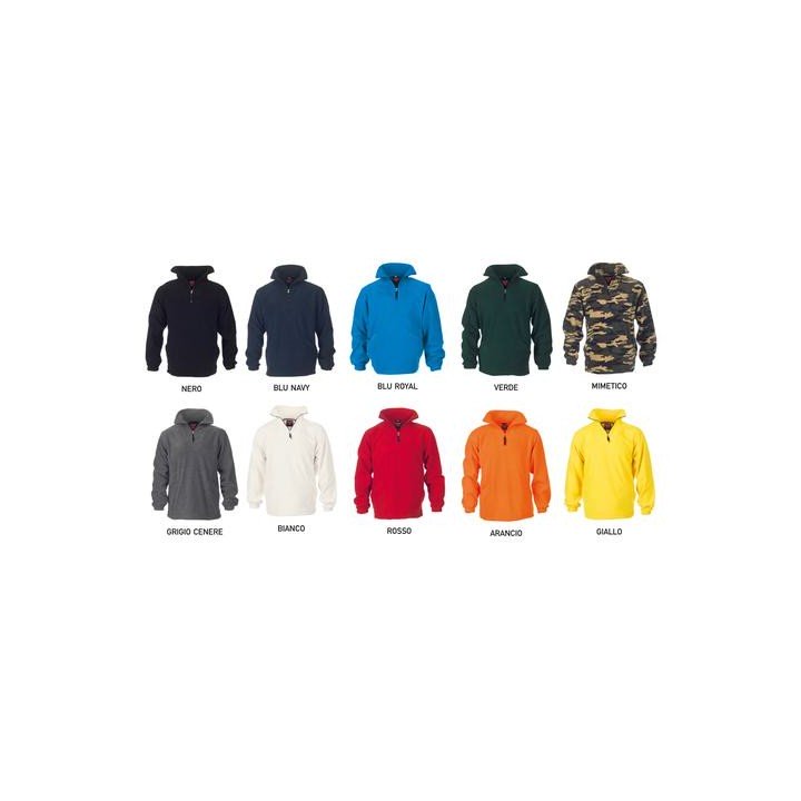 Maglia DOLOMITI pile antipilling 280 gr/mq con zip e varie tasche con zip