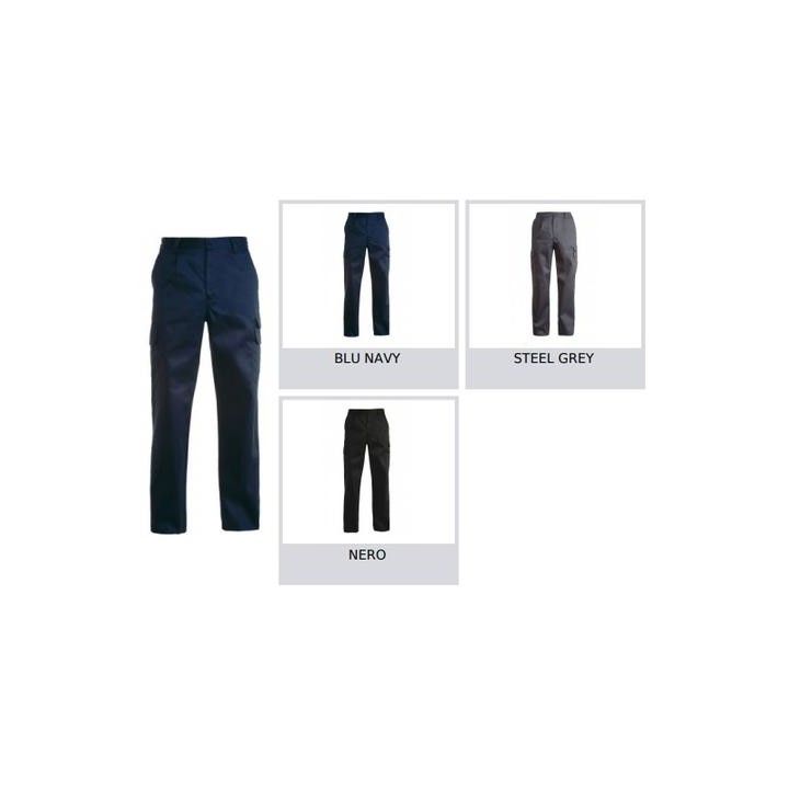 Pantalone CARGO WINTER unisex invernale con elastici laterali e passanti in vita