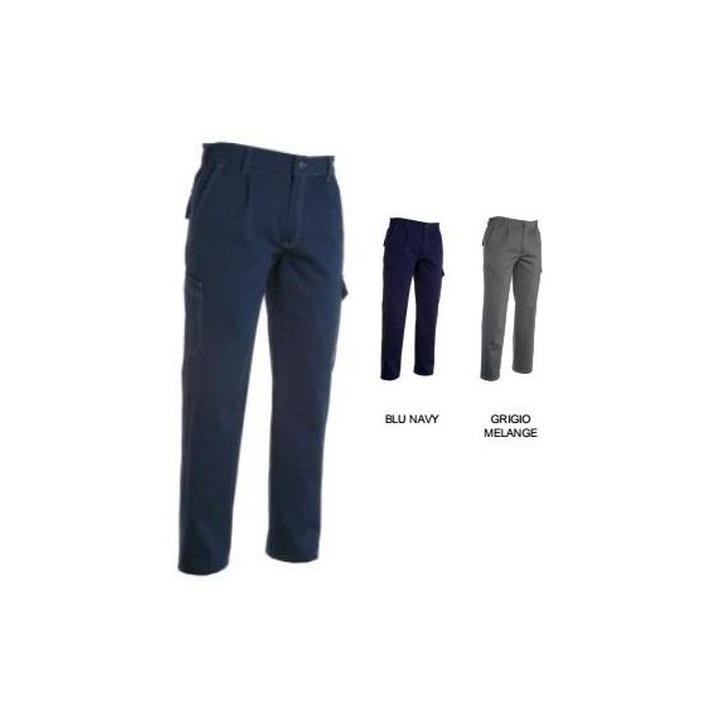 Pantalone DAKOTA invernali modello tipo jeans in 100% cotone satin brushed